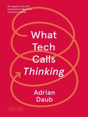 cover image of What Tech Calls Thinking